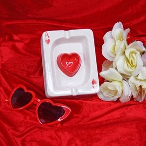 Ace of Hearts Valentine's Day Ash Tray